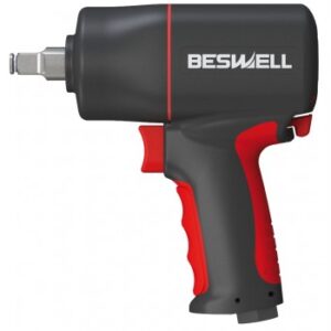 EN MUTTERDRAGARE 1/2″ BESWELL med en svart och röd design.