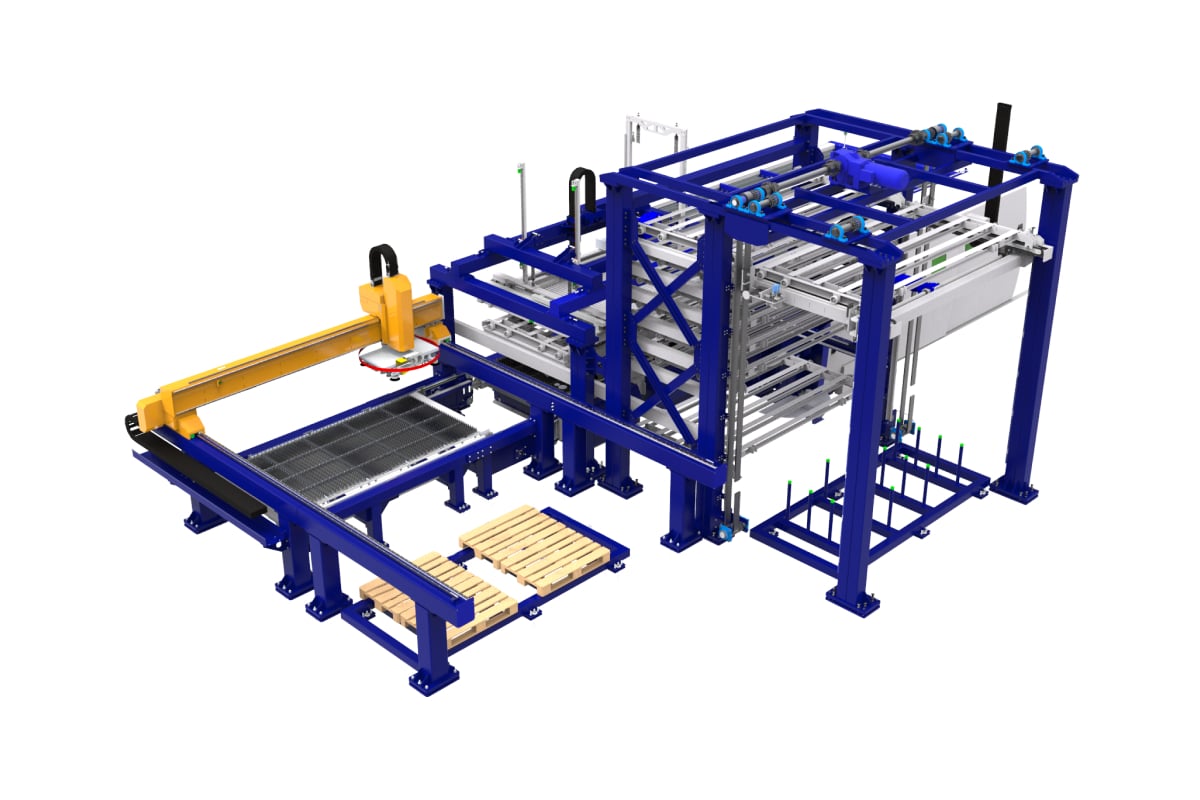 Fiberlaser med MSTower och MSSort