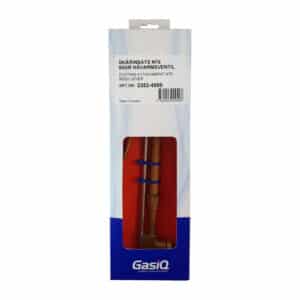 GasiQ skärfäste i originalförpackning, märkt "Skärinsats N76/X311 90° Hävsramsventil" med produktinformation inklusive "909G HÅRVARNSVENTIL" och "Art.nr: 3353-4000.
