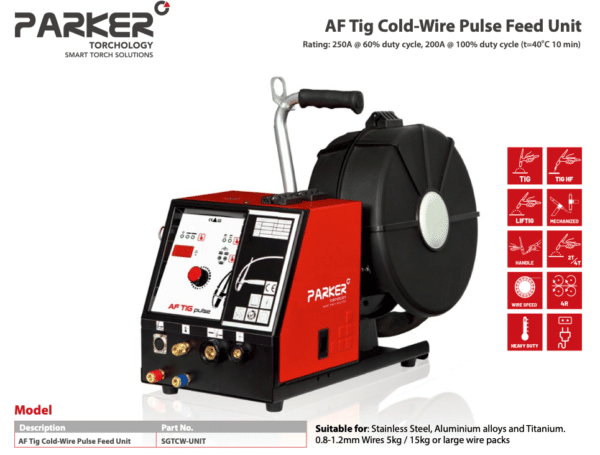 Parker AF TIG pulse Kalltrådmatarverk universal - Bild 2