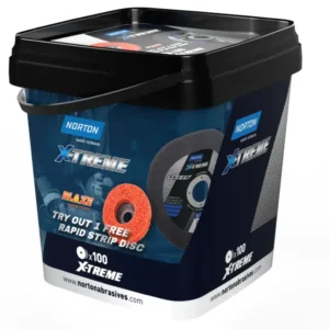 Kapskivor Norton X-TREME +++++, 100 st 125 x 1,0 x 23,23 mm