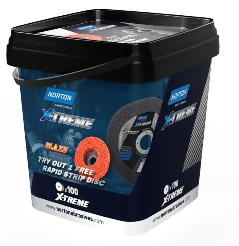 Kapskivor Norton X-TREME +++++, 100 st 125 x 1,0 x 23,23 mm