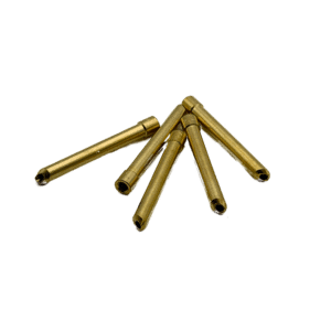 Fem Wedge spännhylsor Stora Linde arrangerade i en solfjäderform på en vit bakgrund, visas som en 5-pack.