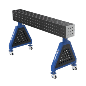 GPPH Svetsstöd TRESTLE ECO på hjul 1500x200x200 mm fi 16 mm rutnät 50x50 mm