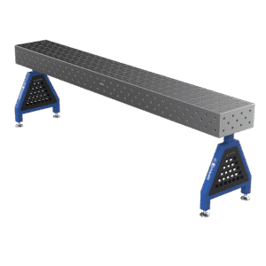GPPH Svetsstöd TRESTLE ECO på fötter 3000x400x200 fi16 mm diagonalt rutnät