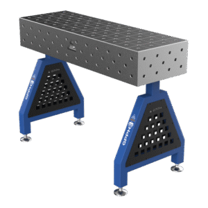 GPPH  Svetsstöd TRESTLE PLUS på fötter 1200x400x200 mm fi 16 mm diagonalt rutnät