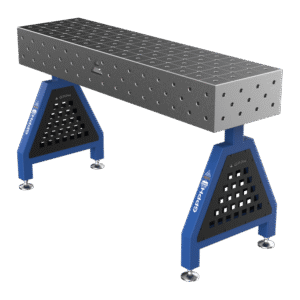 GPPH Svetsstöd TRESTLE PRO på fötter 1500x400x200 mm fi 16 mm diagonalt rutnät