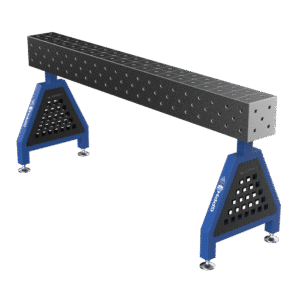 GPPH Svetsstöd TRESTLE PRO på fötter 2000x200x200 mm fi 16 mm diagonalt rutnät