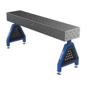 GPPH Svetsstöd TRESTLE PRO på fötter 2000x400x200 mm fi 16 mm diagonalt rutnät