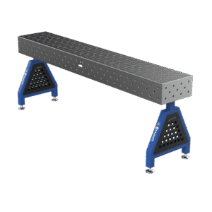 GPPH Svetsstöd TRESTLE PRO på fötter 2400x400x200 mm fi 16 mm diagonalt rutnät
