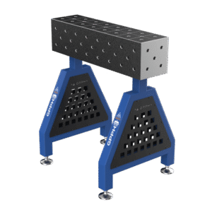 GPPH Svetsstöd TRESTLE PRO på fötter 800x200x200 mm fi 16 mm diagonalt rutnät