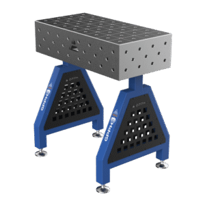 GPPH Svetsstöd TRESTLE PRO på fötter 800x400x200 mm fi 16 mm diagonalt rutnät