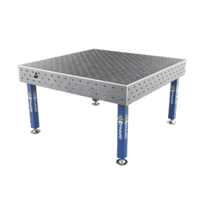 GPPH Svetsbord PLUS på fötter 1500x1480 mm fi16 mm diagonalt rutnät