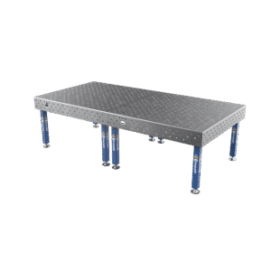 GPPH Svetsbord PLUS på fötter 3000x1480 mm fi16 mm diagonalt rutnät
