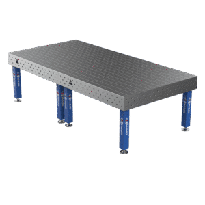 GPPH  Svetsbord PRO på fötter 3000x1480 mm fi16 mm diagonalt rutnät