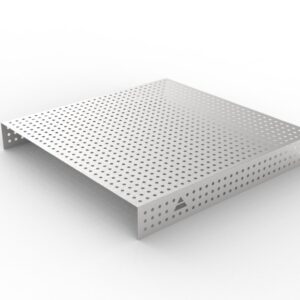GPPH Rostfri påläggsplåt 1 mm för svetsbord PRO/PLUS/ECO med mått 1500x1480 fi16 mm rutnät 50x50mm