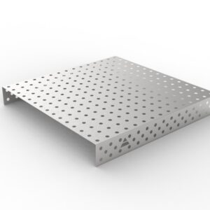 GPPH Rostfri påläggsplåt 1 mm för svetsbord PRO/PLUS/ECO med mått 1500x1480 fi28 mm rutnät 100x100 mm