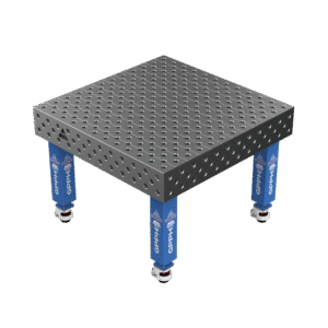 GPPH Svetsbord EXPERTpå hjul 1200x1200 mm fi28 mm diagonalt rutnät