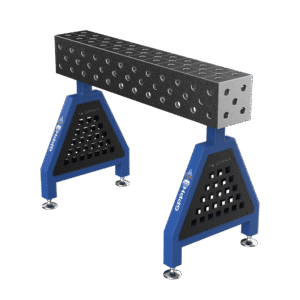 GPPH Svetsstöd TRESTLE ECO på fötter 1200x200x200 mm fi 28 mm diagonalt rutnät