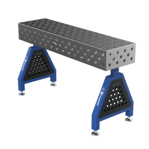 GPPH Svetsstöd TRESTLE PRO på fötter 1500x400x200 mm fi 28 mm diagonalt rutnät