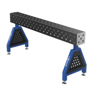 GPPH Svetsstöd TRESTLE PRO på fötter 2000x200x200 mm fi 28 mm diagonalt rutnät