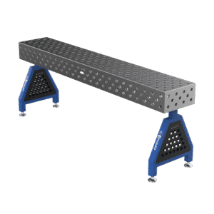 GPPH Svetsstöd TRESTLE PRO på fötter 2400x400x200 mm fi 28 mm diagonalt rutnät
