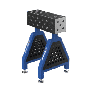 GPPH Svetsstöd TRESTLE PRO på fötter 600x200x200 mm fi 28 mm diagonalt rutnät
