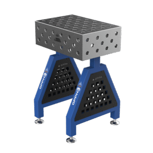 GPPH Svetsstöd TRESTLE PRO på fötter 600x400x200 mm fi 28 mm diagonalt rutnät