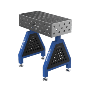 GPPH Svetsstöd TRESTLE PRO på fötter 800x400x200 mm fi 28 mm diagonalt rutnät
