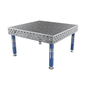 GPPH Svetsbord PLUS på fötter 1500x1480 mm fi28 mm diagonalt rutnät