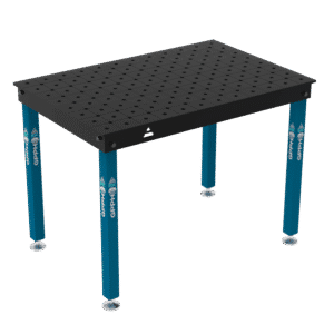GPPH Svetsbord BASIC på fötter 1200x800 mm fi16 mm diagonalt rutnät