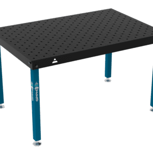 GPPH Svetsbord BASIC på fötter 1500x1000 mm fi16 mm diagonalt rutnät