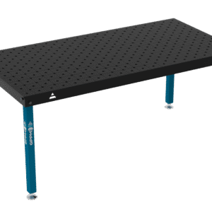 GPPH Svetsbord BASIC på fötter 2000x1000 mm fi16 mm diagonalt rutnät