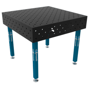 GPPH  Svetsbord ECO på fötter 1000x1000 mm fi16 mm diagonalt rutnät