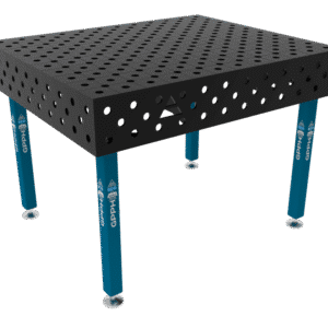 GPPH  Svetsbord ECO på fötter 1200x1000 mm fi28 mm diagonalt rutnät