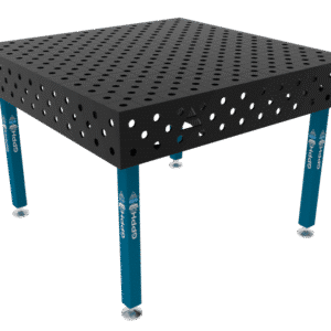 GPPH Svetsbord ECO på fötter 1200x1200 mm fi28 mm diagonalt rutnät