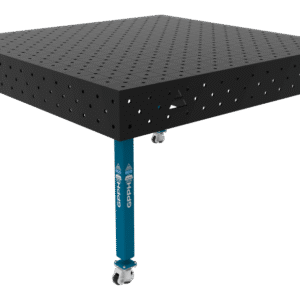 GPPH  Svetsbord ECO på hjul 1500x1480 mm fi16 mm diagonalt rutnät
