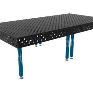 GPPH Svetsbord ECO på fötter 3000x1480 mm fi28 mm diagonalt rutnät