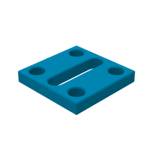 GPPH Adapterplatta EXPERT 150x150 fi 28 mm