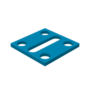 GPPH Adapterplatta PRO 150x150 fi 16 mm
