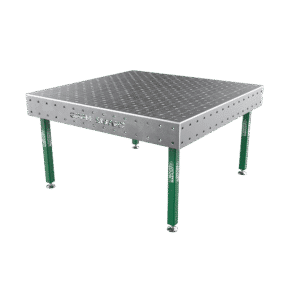 GPPH Svetsbord GPPH SMART 12 mm på fötter 1500x1480 mm fi16 mm diagonalt rutnät