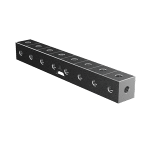 GPPH  Koppling, block ECO 800x100x100 fi28 mm rutnät 100x100 mm