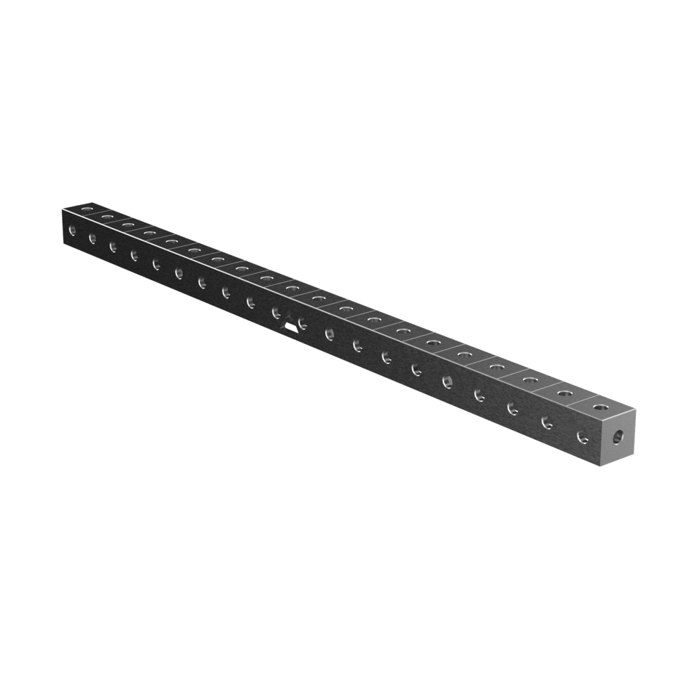 GPPH Koppling, block PRO 2000x100x100 fi28 mm rutnät 100x100 mm