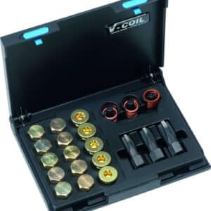 V-COIL-Set OS 22 Retainer Rings OS made of Copper (CU) and Aluminium M 13x1.5 / M15x1.5 / M17x1.5 /