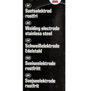 RIMAC SB-pac Rostfri svetselektrod-2,0x10st