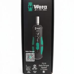 WERA 7510 Kraftform Safe-Torque Speed momentskruvmejsel, 1-3 Nm
