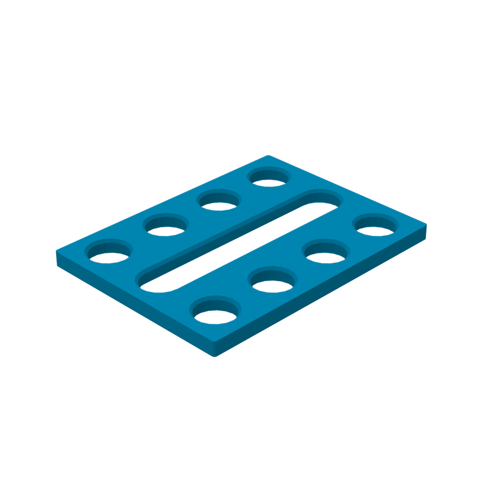 GPPH Adapterplatta PLUS 200x150 fi 28 mm