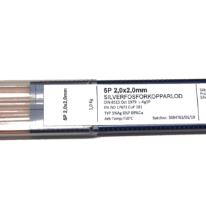 Silverfosforkopparlod 5P-1kg  2x2mm