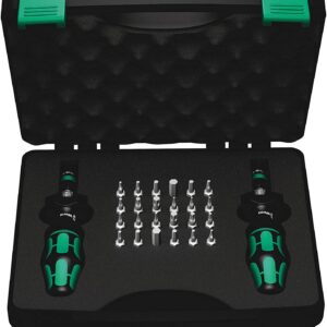 WERA 7440/41 Kraftform torque screwdriver set 7400 1 x 7440, 1/4", 0,3-1,2 Nm; 1 x 7441, 1/4", 1,2-3