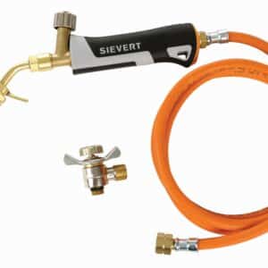 SIEVERT PRO 86 Brännarset Inkluderar 2 m slang, handtag 3486, brännare 2941, halsrör 3511 och ventil